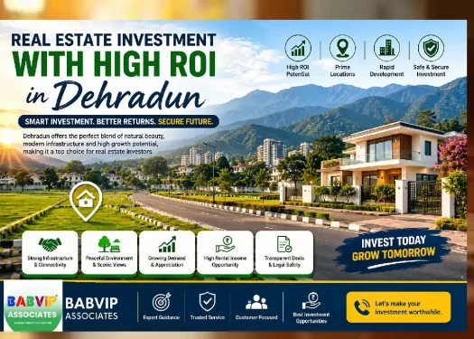 Real estate investment with high ROI in Dehradun