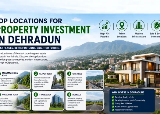 Top locations for property investment in Dehradun